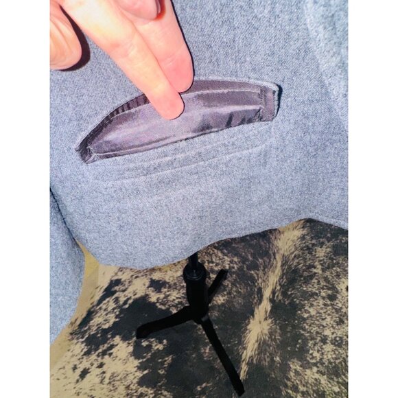 Vintage Pendleton Classic Tweed Blazer Jacket 100% Virgin Wool Sustainable Offic - Picture 8 of 10